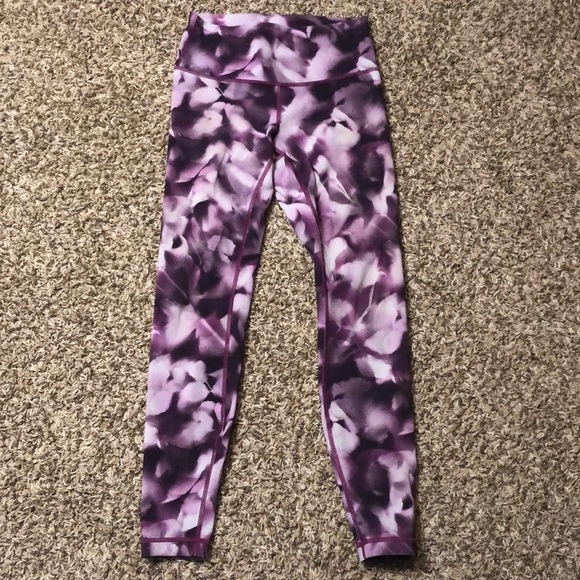 lululemon athletica Other - Rare purple and white marble Lululemon leggings